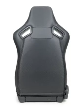 NRG Omega Reclinable Racing Seat                                     - RSC-750BK/BK L/R - Image 5